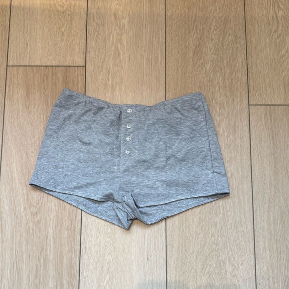 Pants - Button-Front Lounge Shorts - Size M